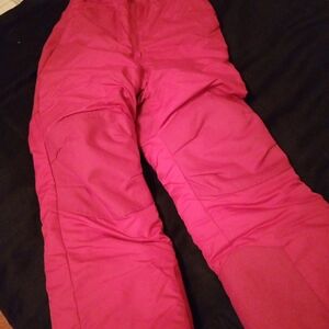 Cat & Jack Kids Fuchsia Bib Snow Pants